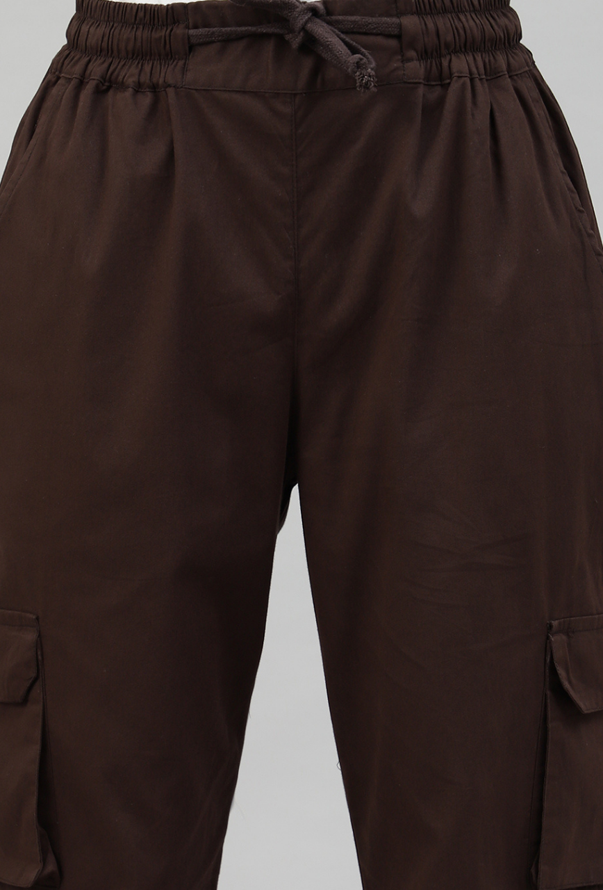 Mocha 4 Cargo Pocket Baggy Pant
