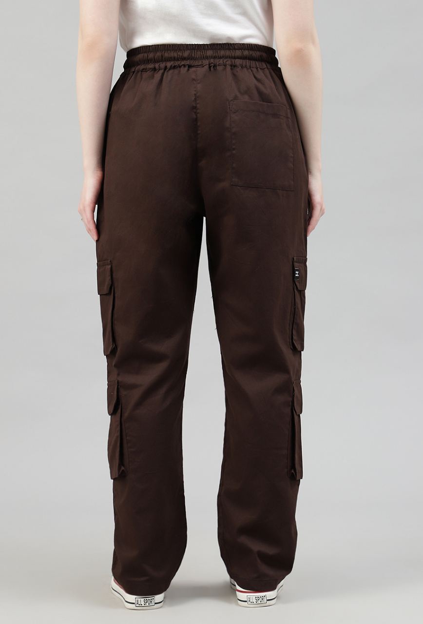 Mocha 4 Cargo Pocket Baggy Pant