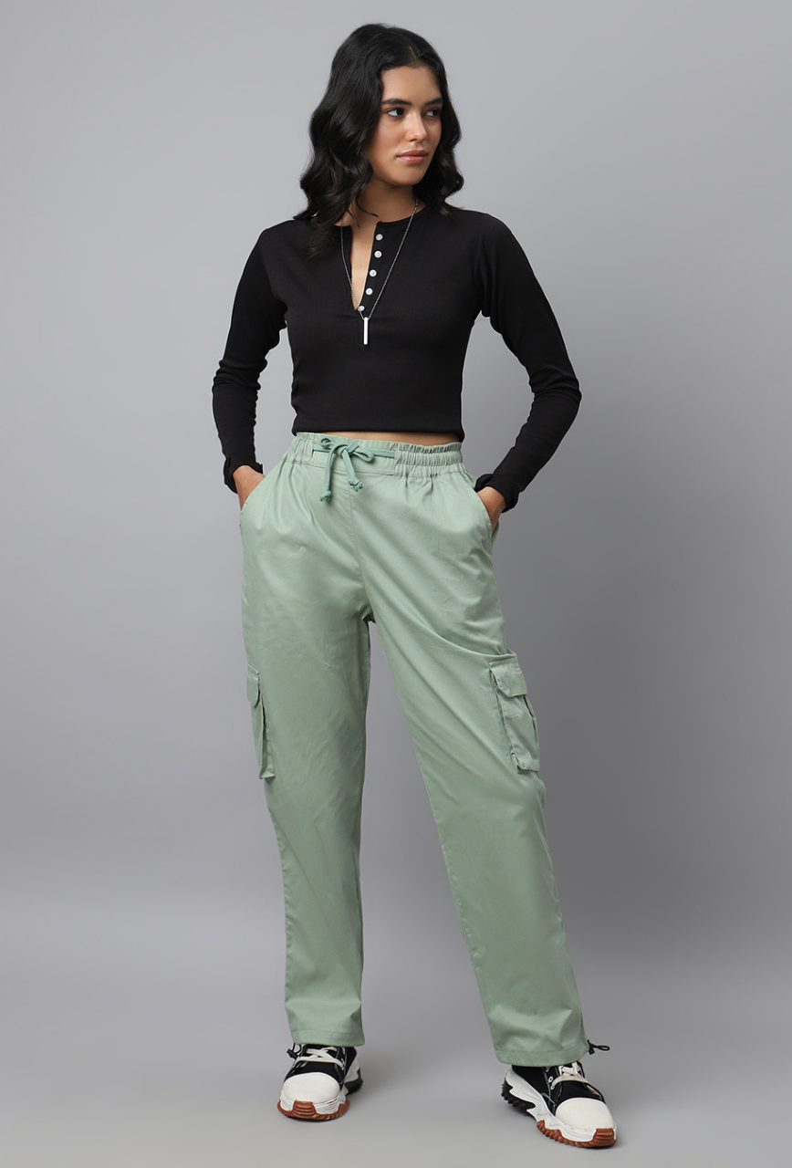 Sage Cargo Parachute Pant