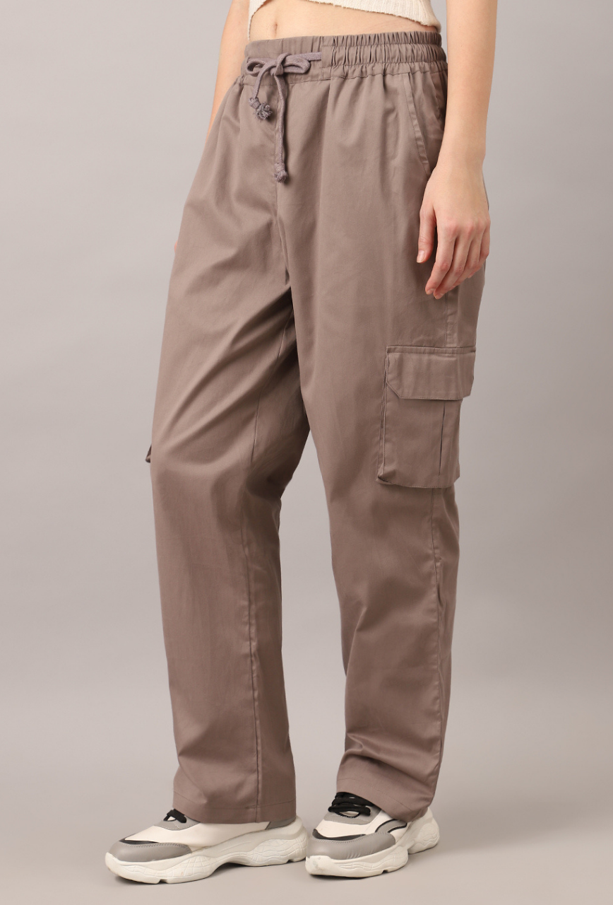 Olive Cargo Baggy Pant