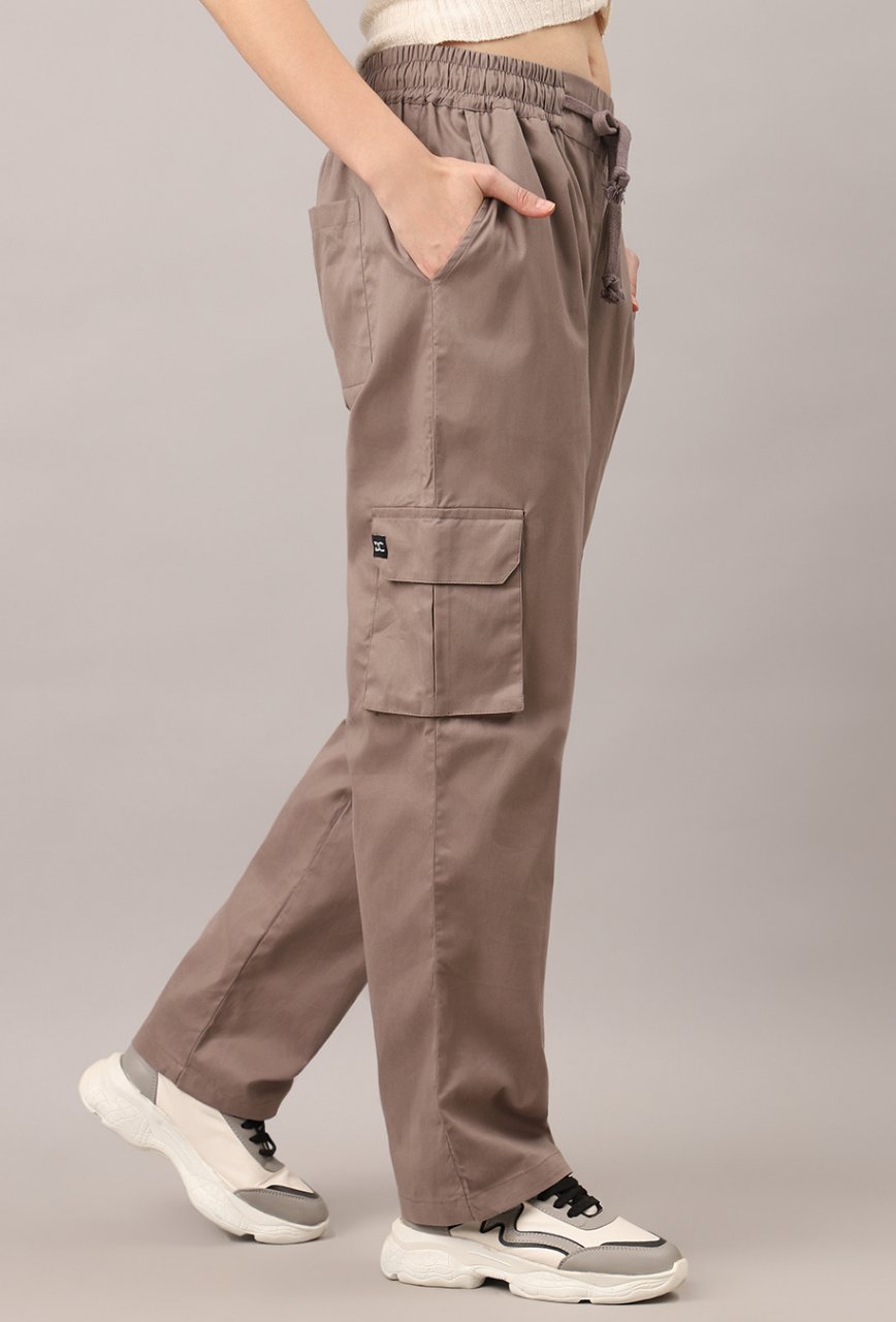 Olive Cargo Baggy Pant