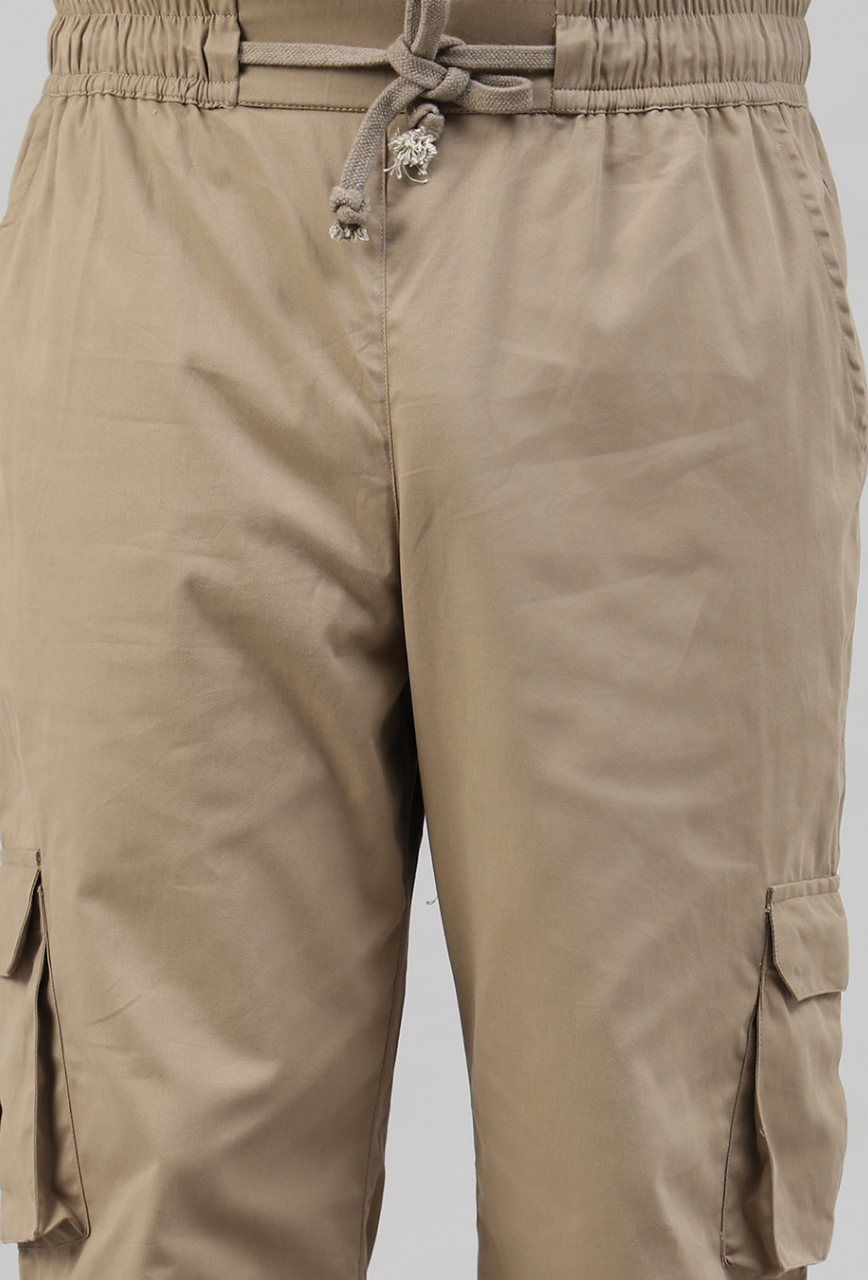 Latte Brown Cargo Baggy Pant