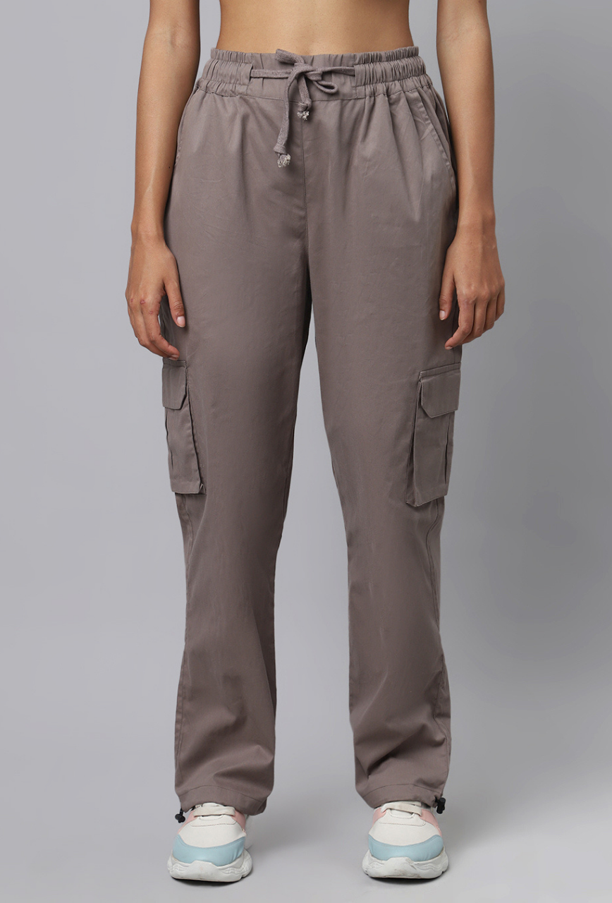 Olive Cargo Parachute Pant