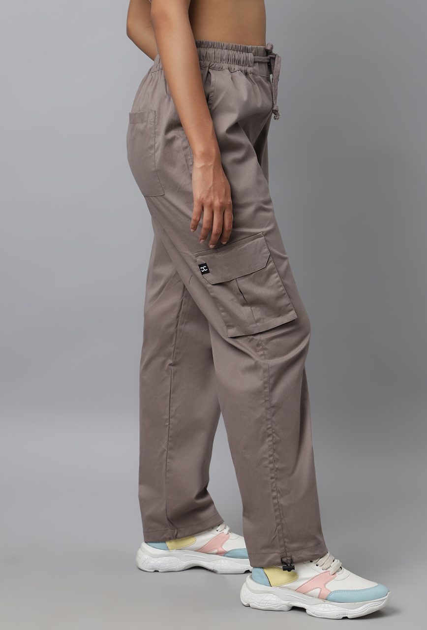 Olive Cargo Parachute Pant