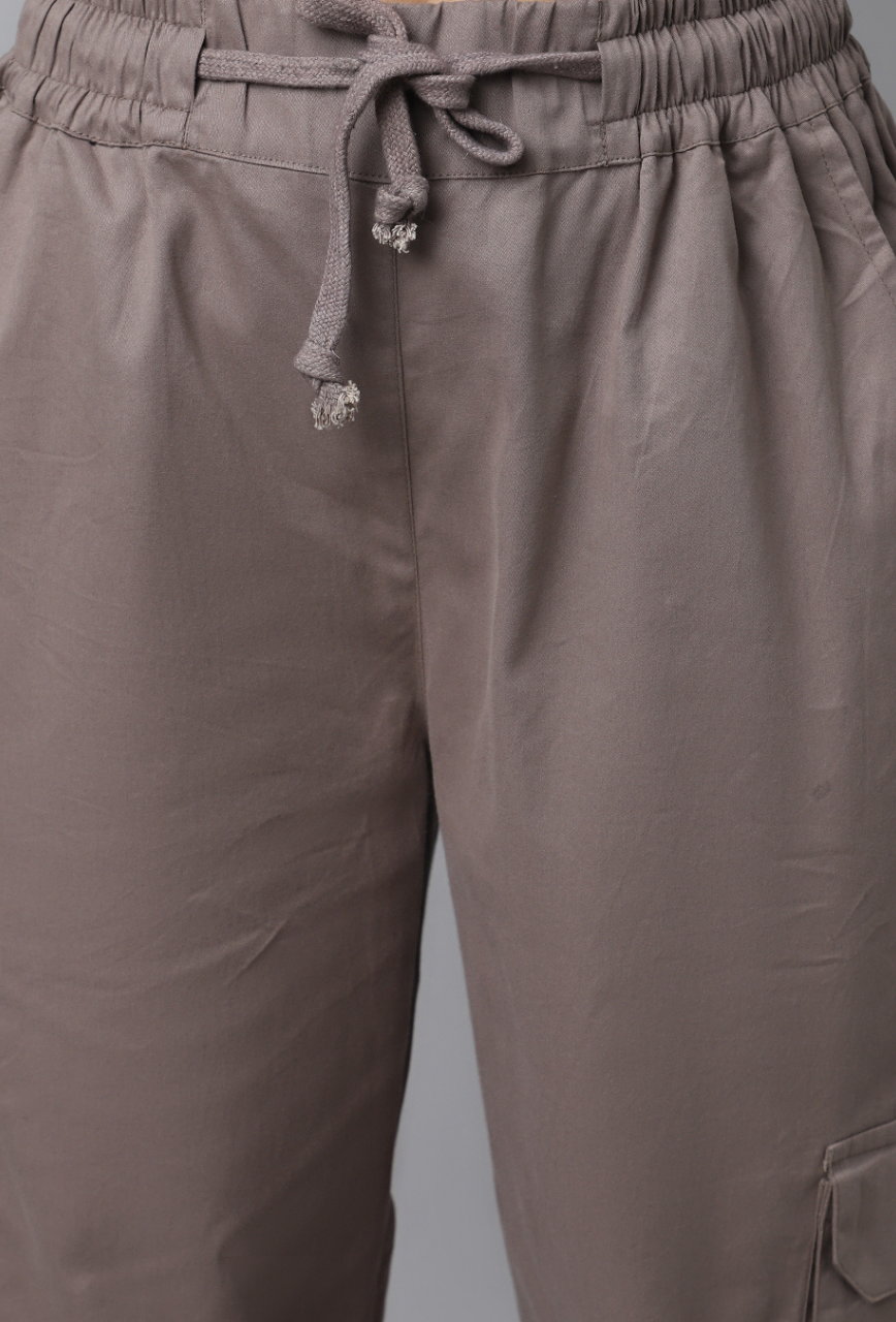 Olive Cargo Parachute Pant