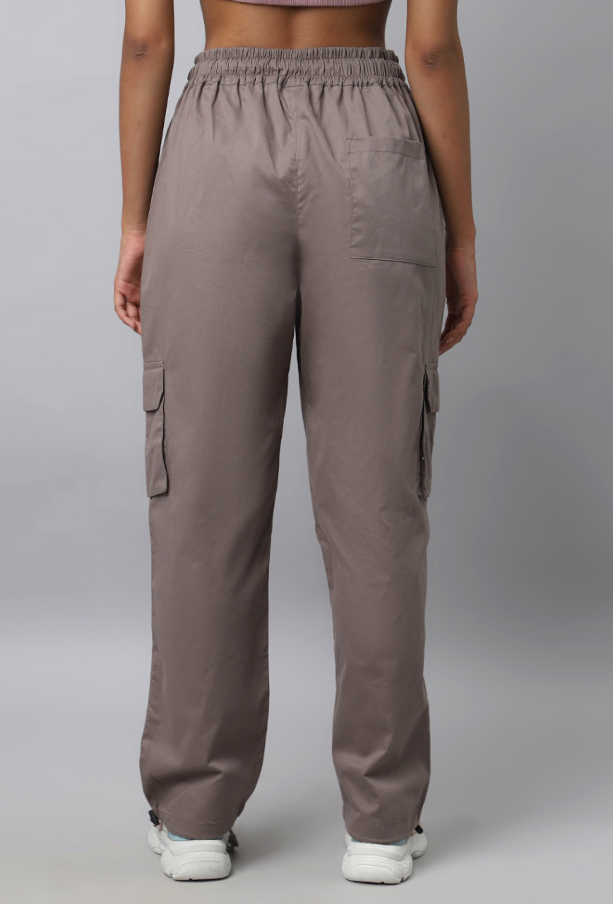 Olive Cargo Parachute Pant