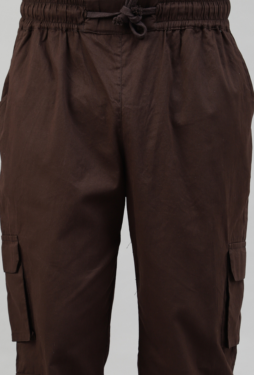 Mocha 3 Cargo Pocket Baggy Pant