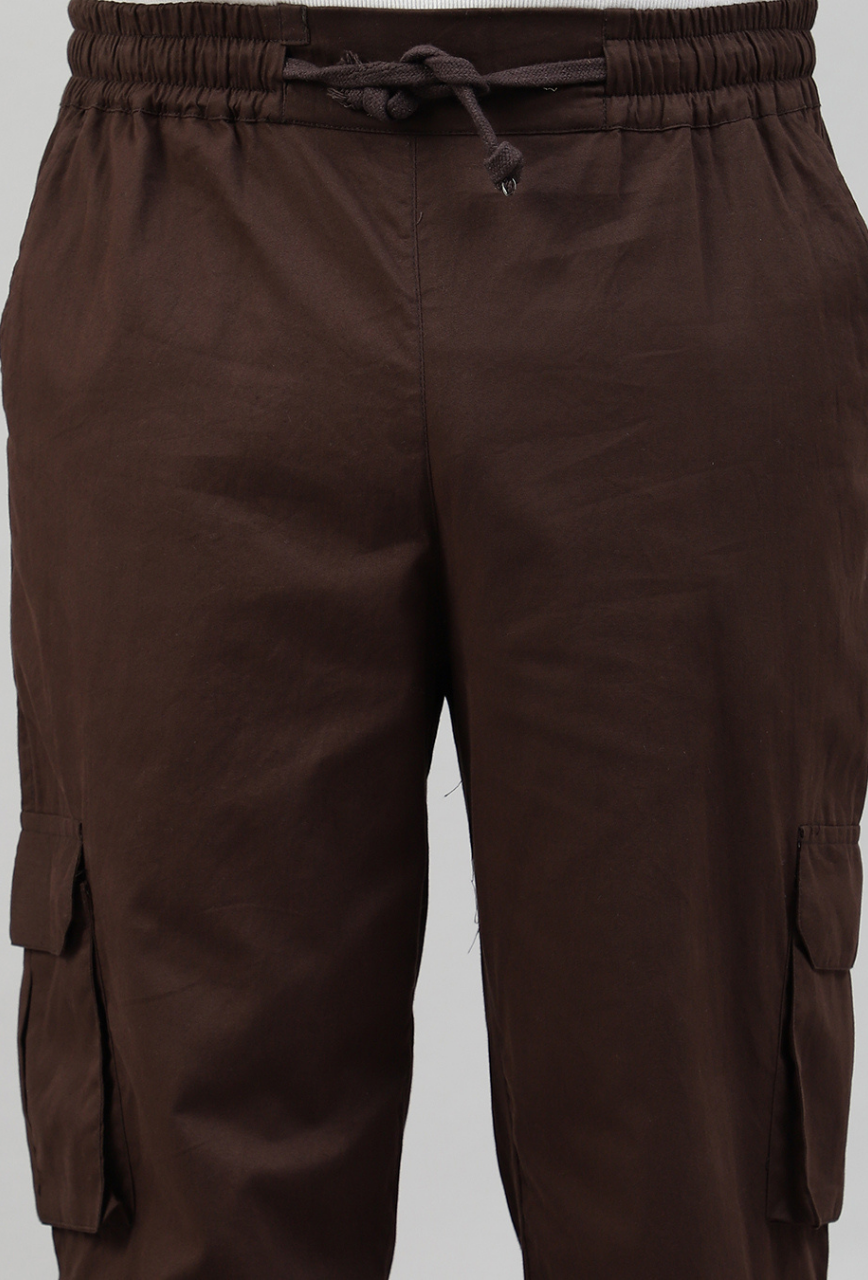 Mocha 4 Cargo Pocket Baggy Pant