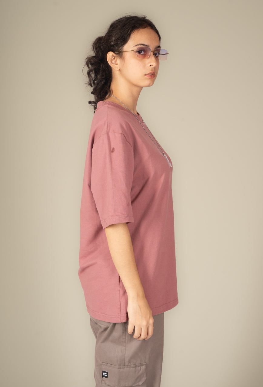 Plum Oversized Tee