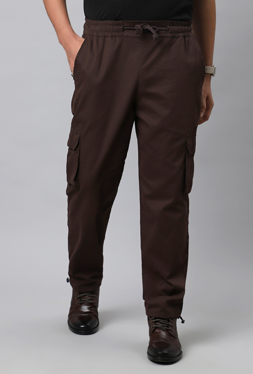 Mocha Cargo Parachute Pant