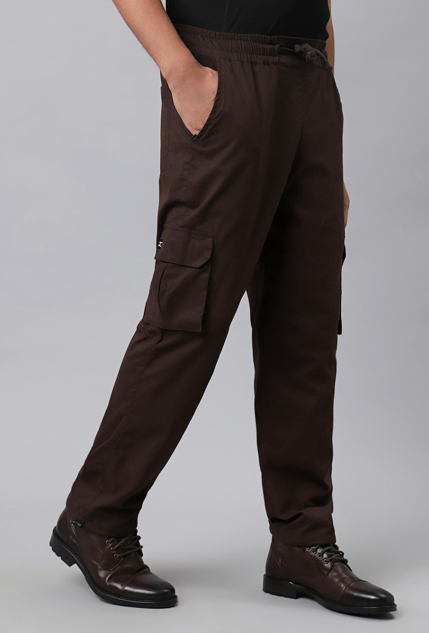 Mocha Cargo Parachute Pant
