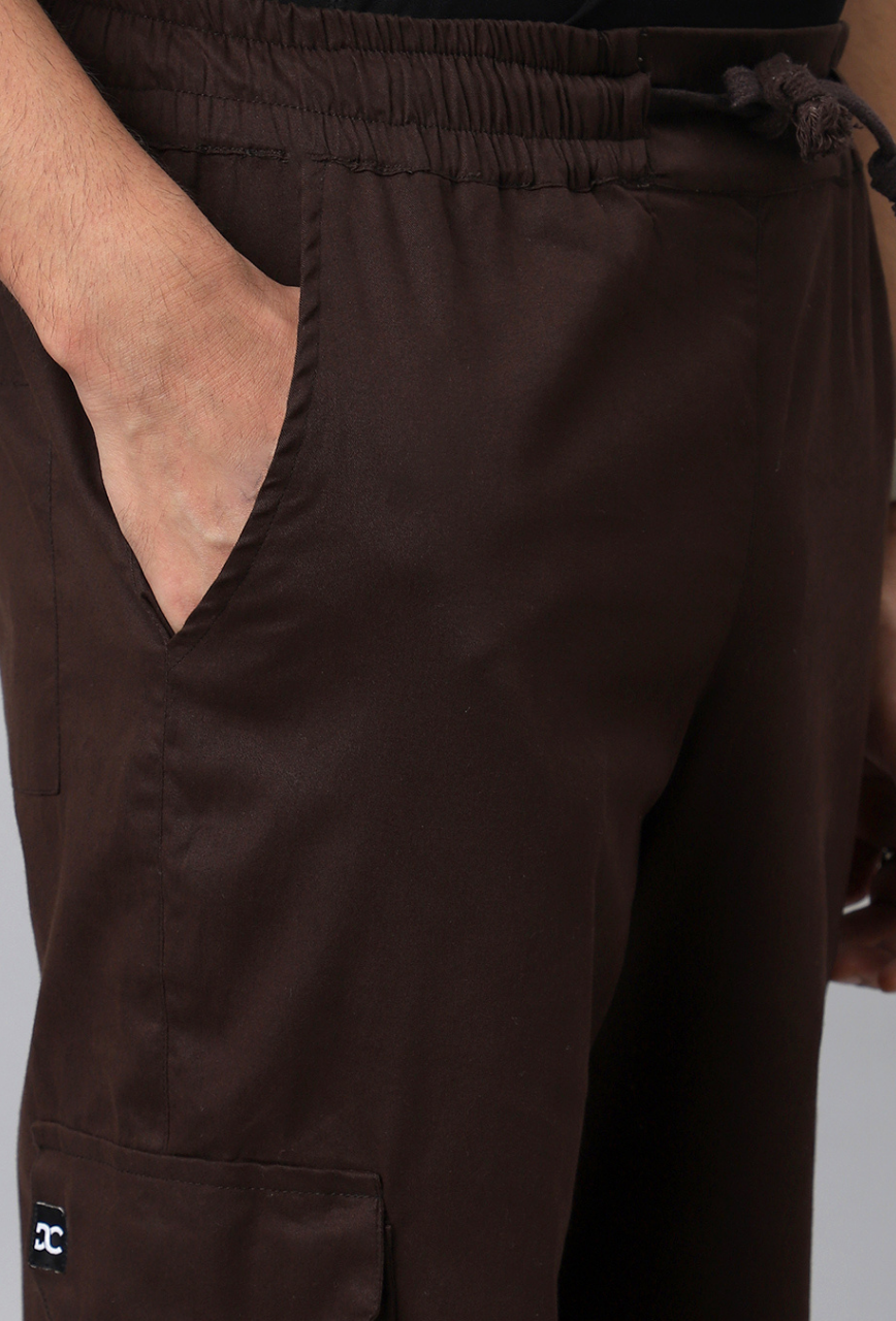 Mocha Cargo Parachute Pant