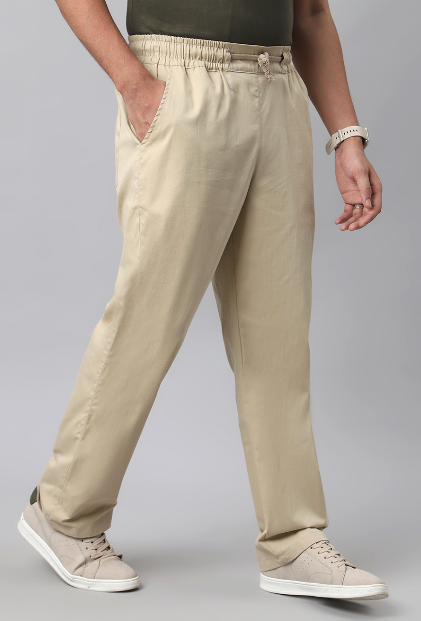 Sand Beige Baggy Pant