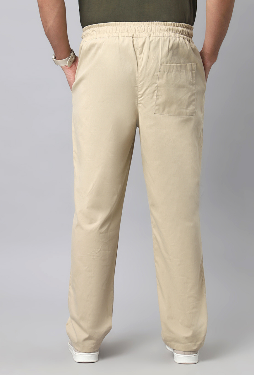 Sand Beige Baggy Pant