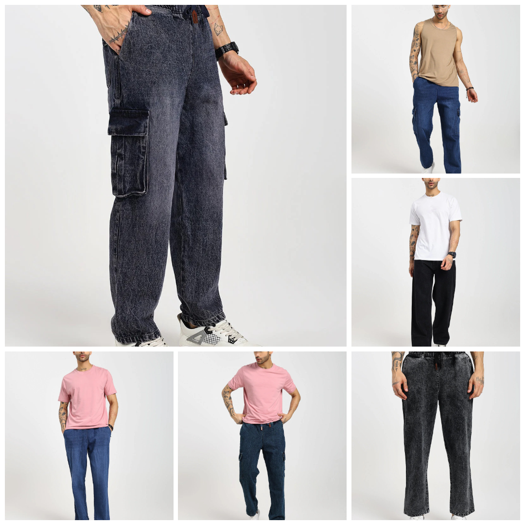 Acid Wash Denim Pants for Men 2025 – Best Streetwear Collection at ₹599 | Dripcult India