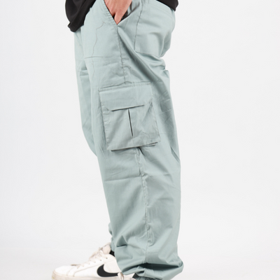 Forest Green Cargo Harem Pant -Unisex Hoppers