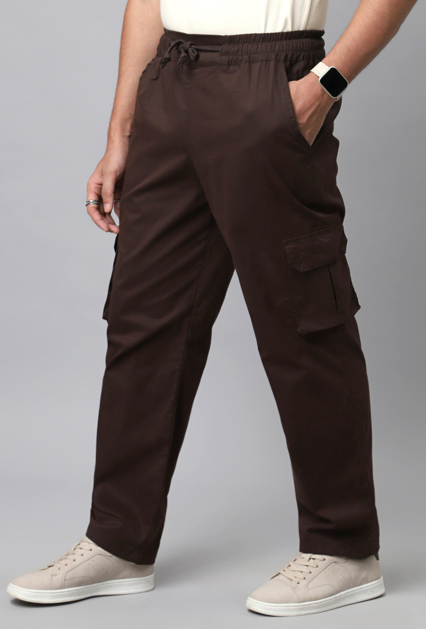 Mocha Cargo Baggy Pant - Unisex Comfy Pant