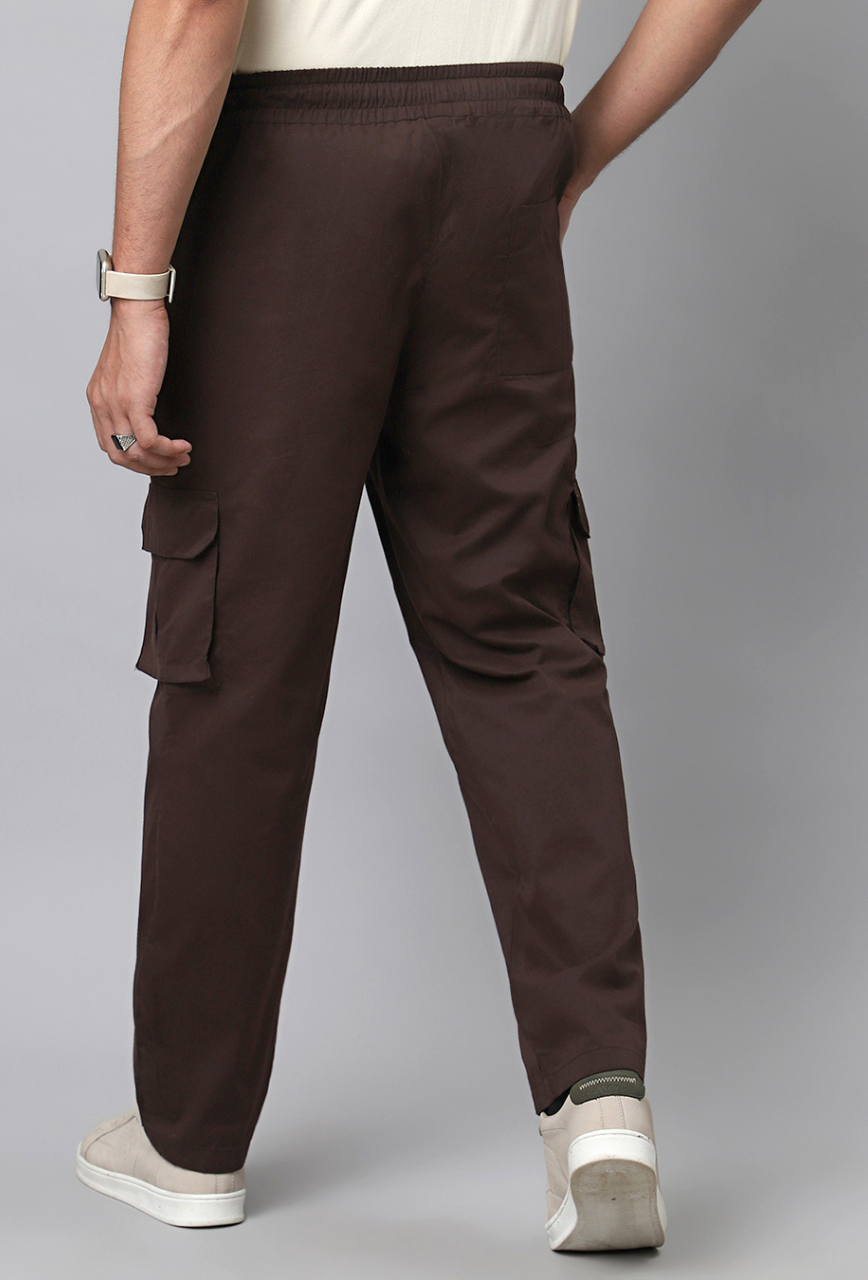 Mocha Cargo Baggy Pant