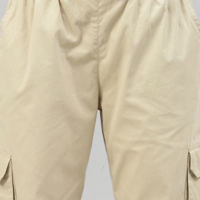 Sand Beige 4 Cargo Pocket Baggy Pant