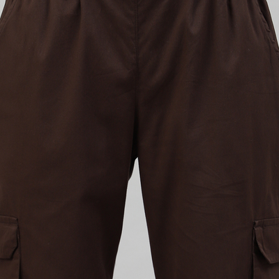 Mocha 4 Cargo Pocket Baggy Pant