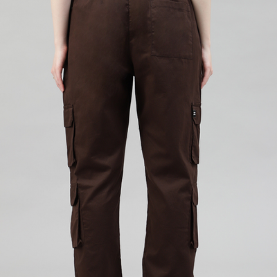 Mocha 4 Cargo Pocket Baggy Pant