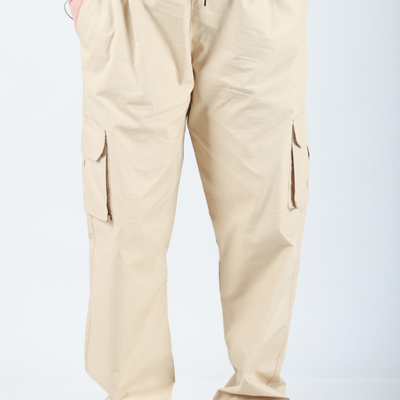 Sand Beige Cargo Baggy Pant - Unisex Comfy Pant