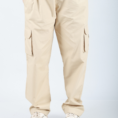 Sand Beige Cargo Baggy Pant - Unisex Comfy Pant