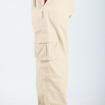 Sand Beige Cargo Baggy Pant - Unisex Comfy Pant