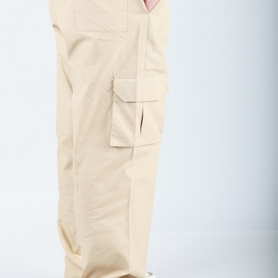 Sand Beige Cargo Baggy Pant - Unisex Comfy Pant