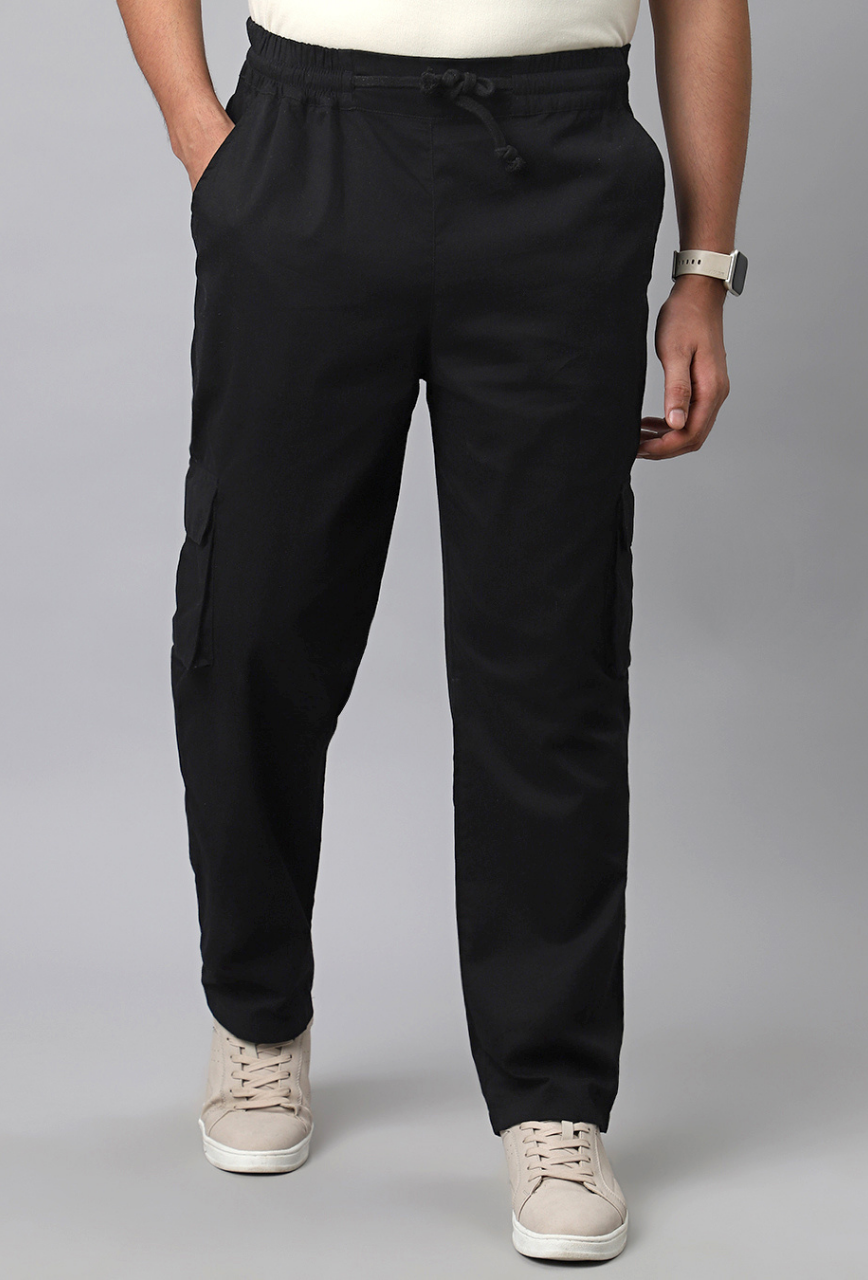 Black Cargo Baggy Pant - Unisex Comfy Pant