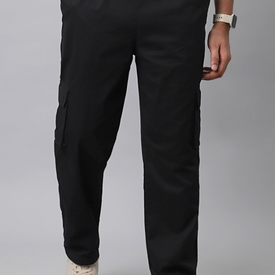 Black Cargo Baggy Pant - Unisex Comfy Pant