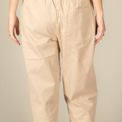 Beige Cargo Parachute Pant - Unisex Comfy Pant