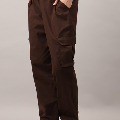 Mocha Cargo Parachute Pant - Unisex Comfy Pant