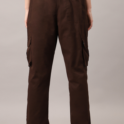 Mocha Cargo Parachute Pant - Unisex Comfy Pant