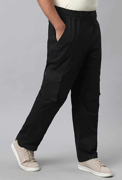 Black Cargo Baggy Pant