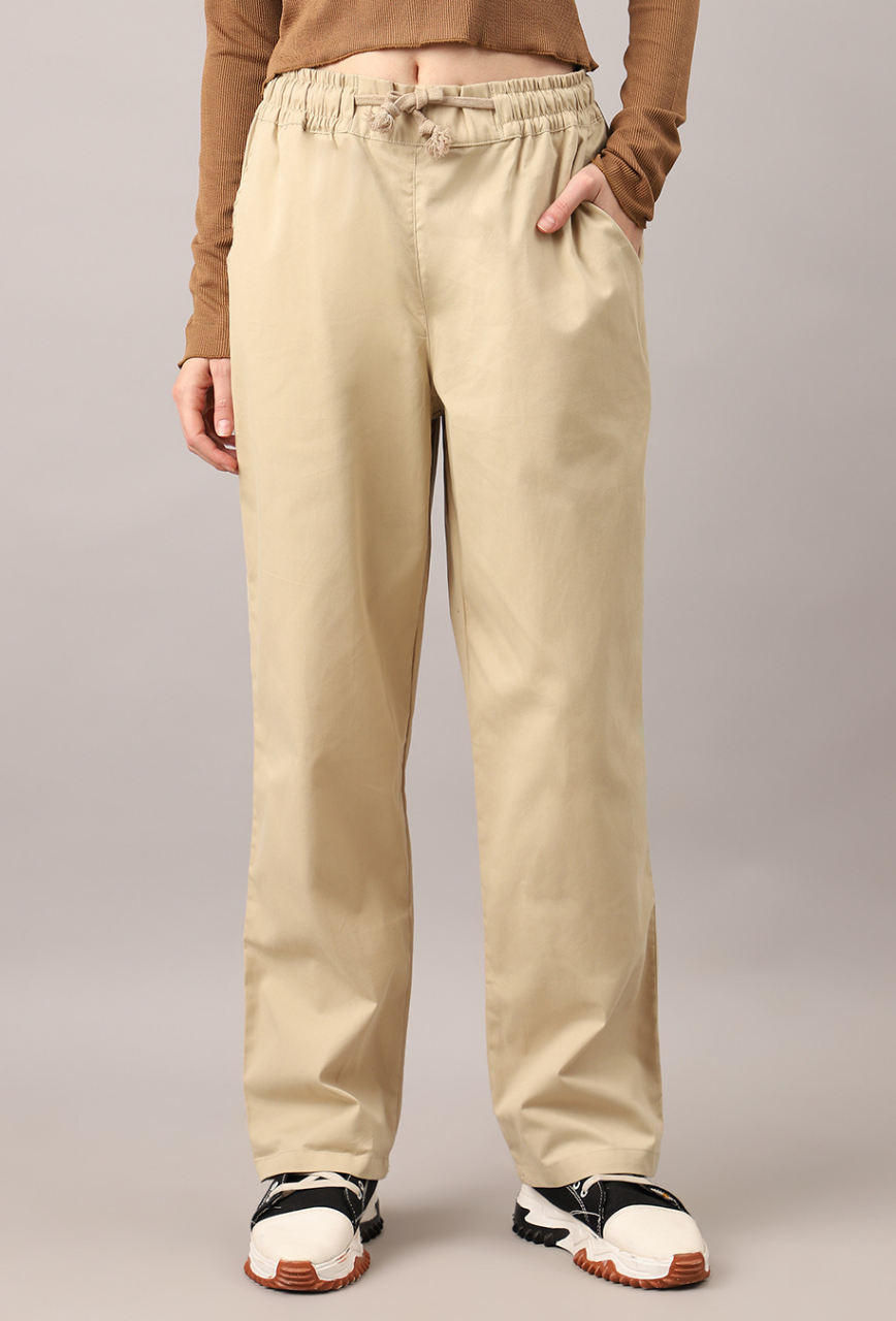 Sand Beige Baggy Pant