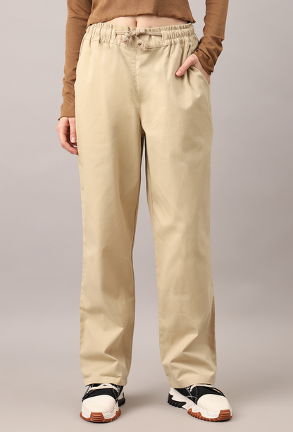 Sand Beige Baggy Pant