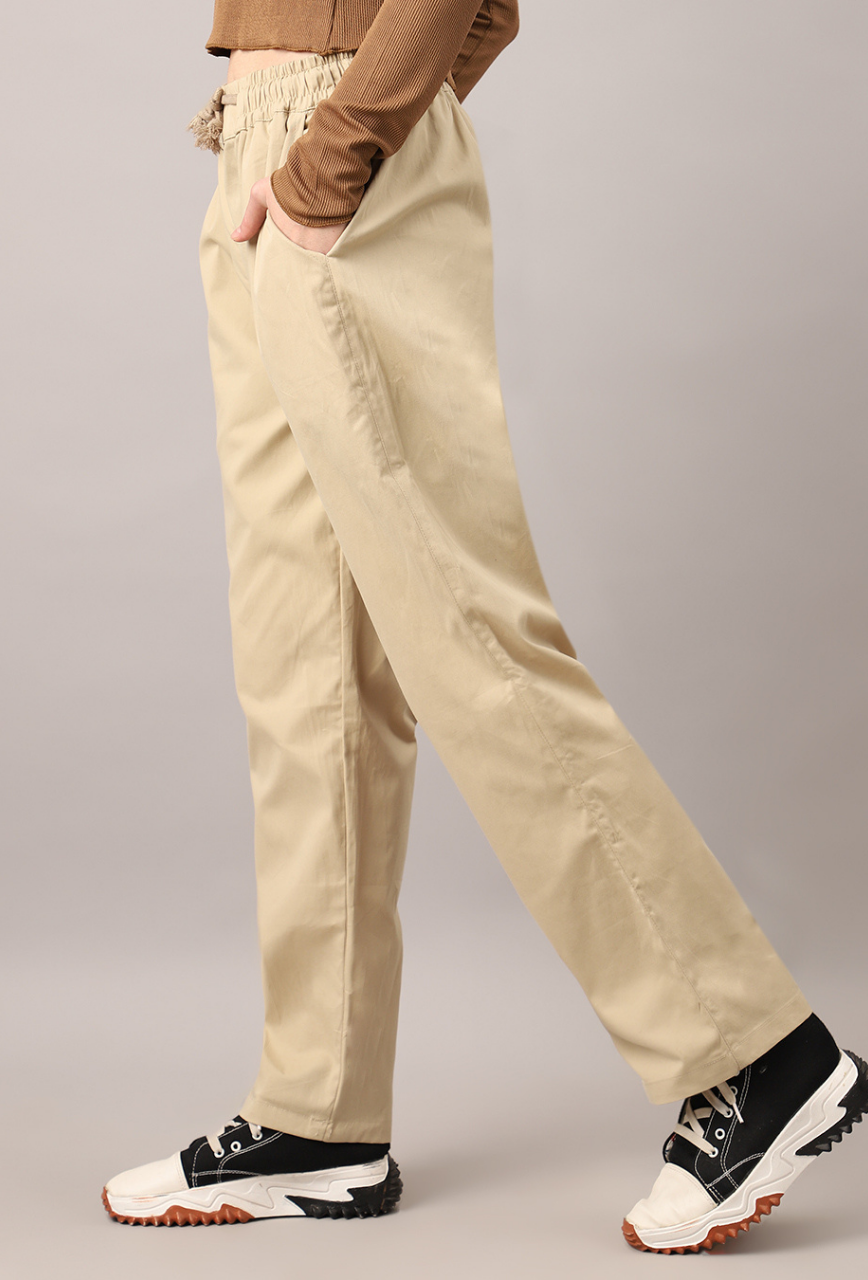 Sand Beige Baggy Pant