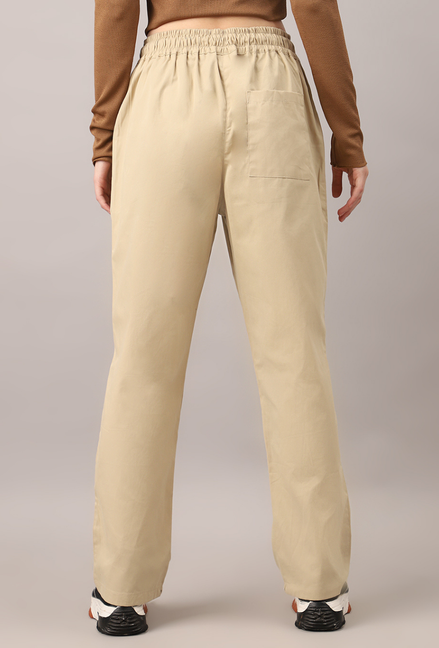 Sand Beige Baggy Pant