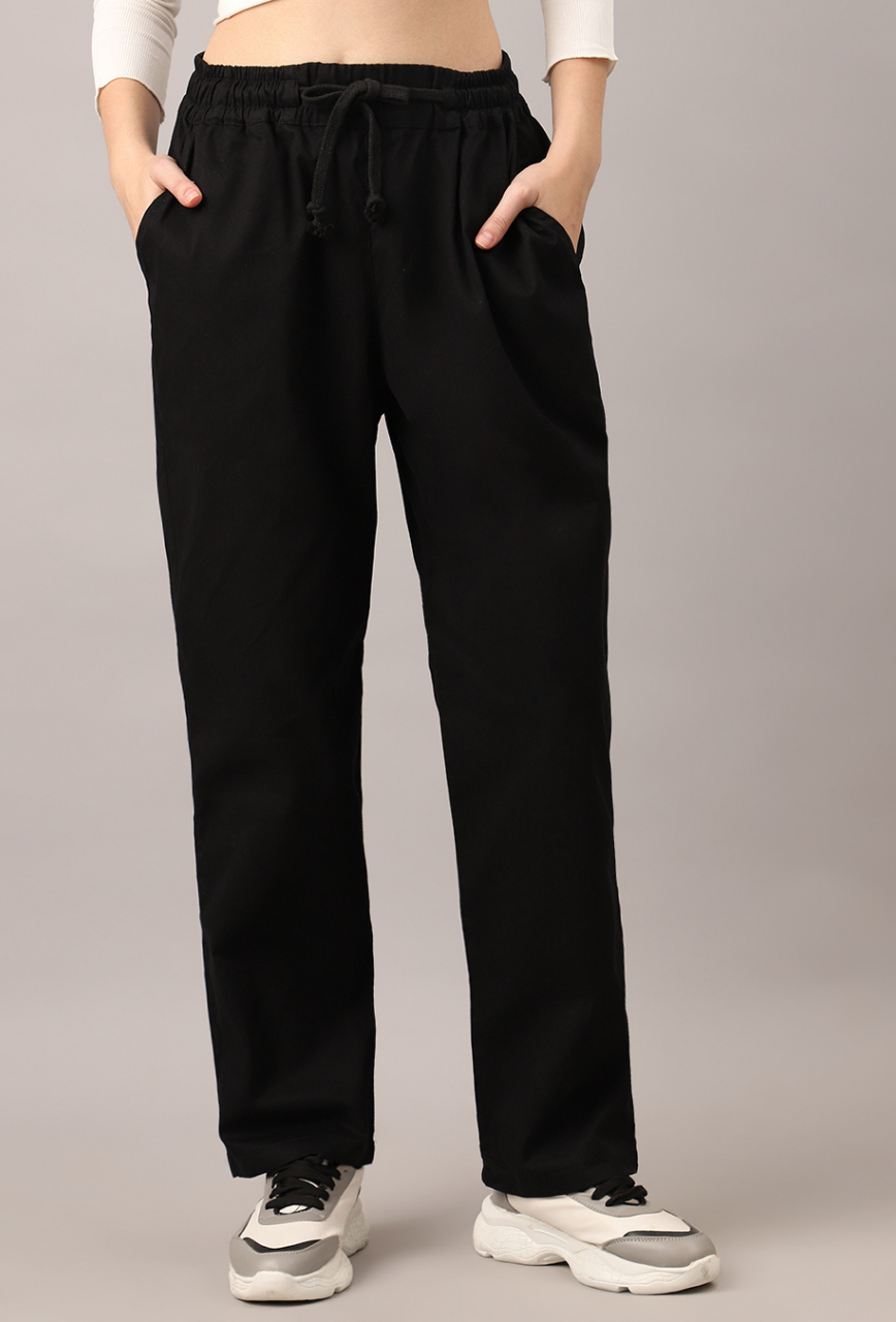 Space Black Baggy Pant - Unisex Comfy Pant