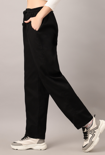 Space Black Baggy Pant