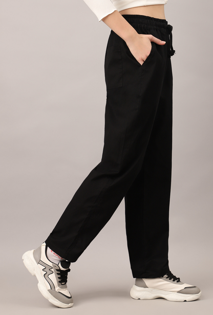 Space Black Baggy Pant