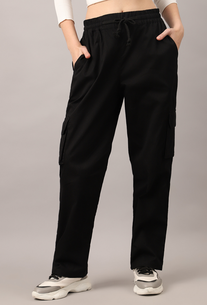 Black Cargo Baggy Pant - Unisex Comfy Pant