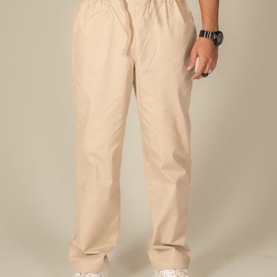 Sand Beige Baggy Pant