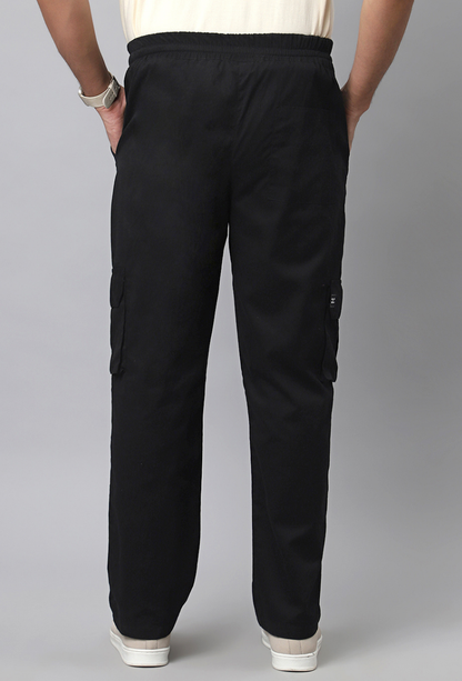 Black Cargo Baggy Pant