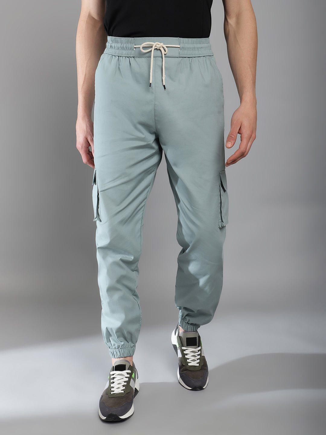 Forest Green Cargo Harem Pant -Unisex Hoppers