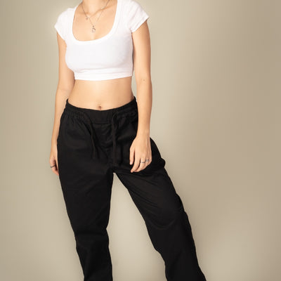 Space Black Baggy Pant - Unisex Comfy Pant