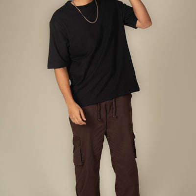 Mocha Cargo Parachute Pant - Unisex Comfy Pant