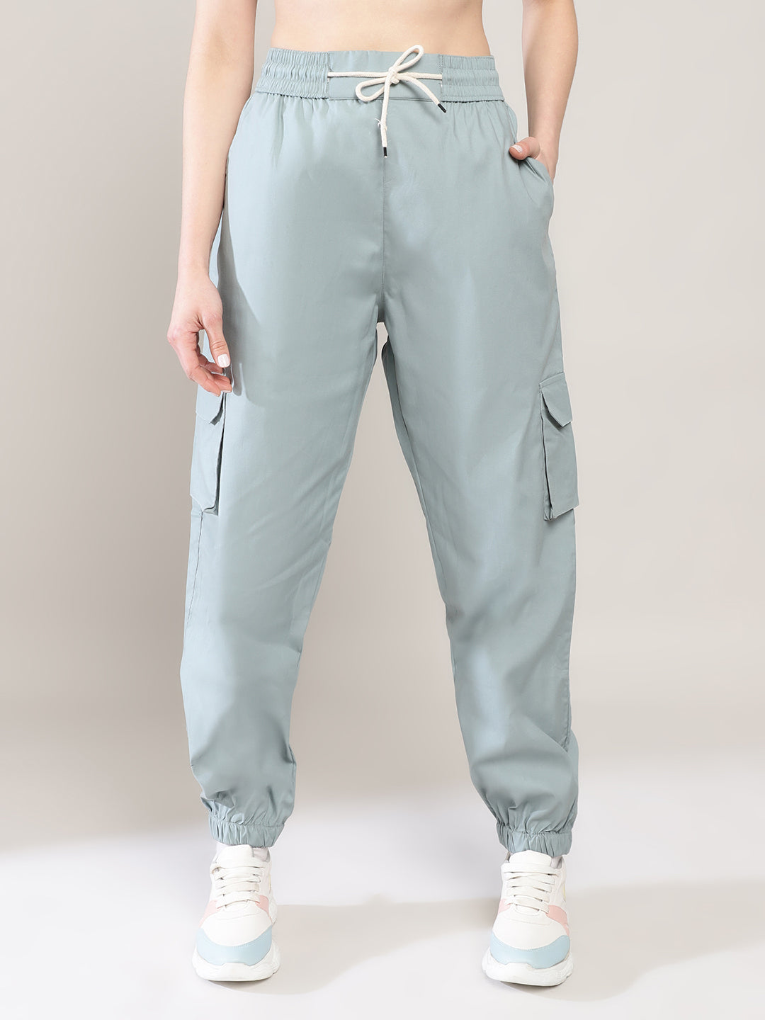 Forest Green Cargo Harem Pant -Unisex Hoppers