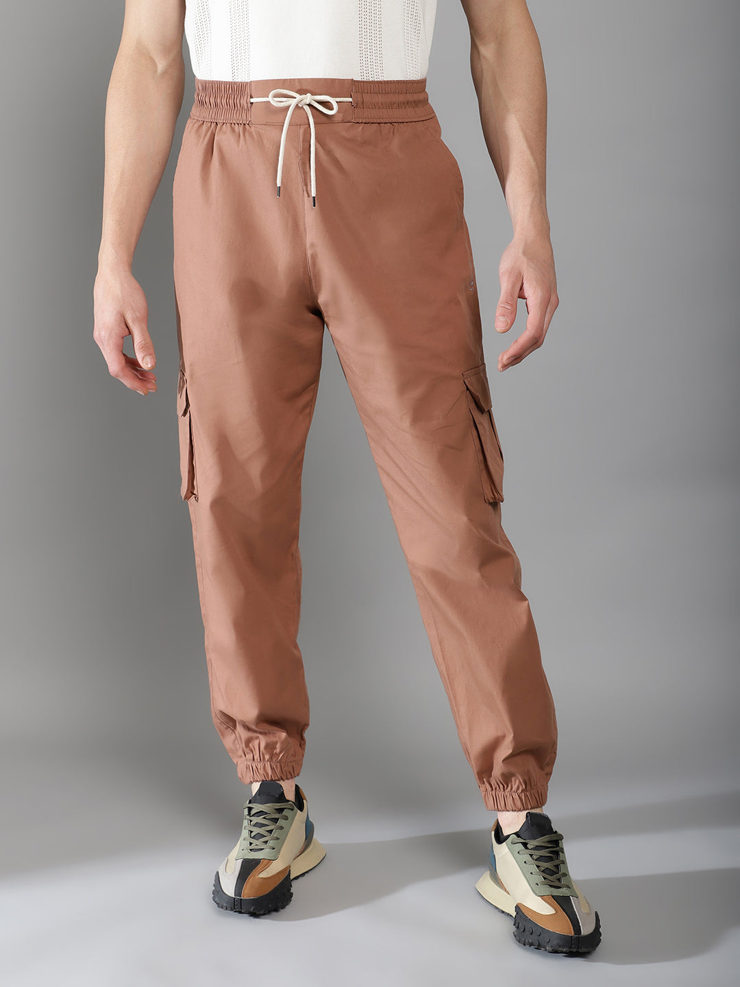 Earth Brown Cargo Harem Pant - Hoppers